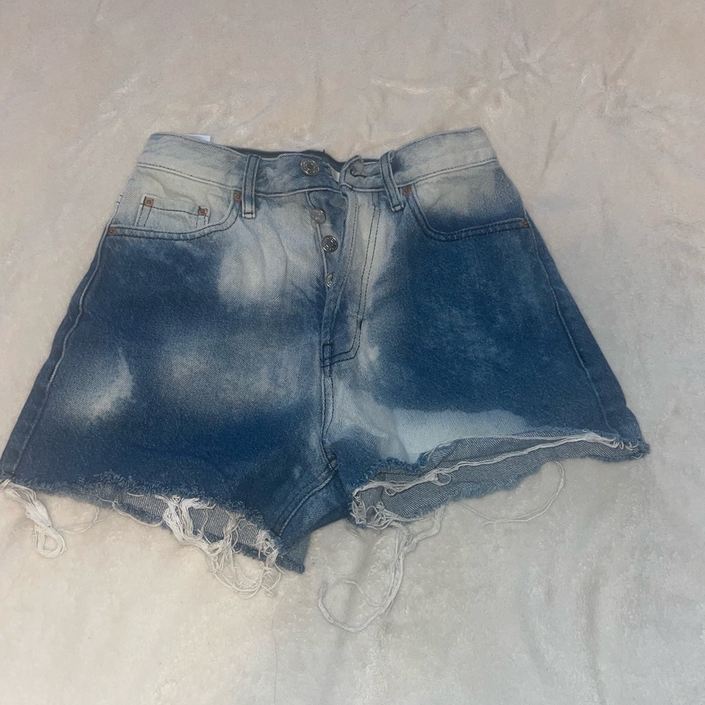 Pacsun high waisted acid wash shorts